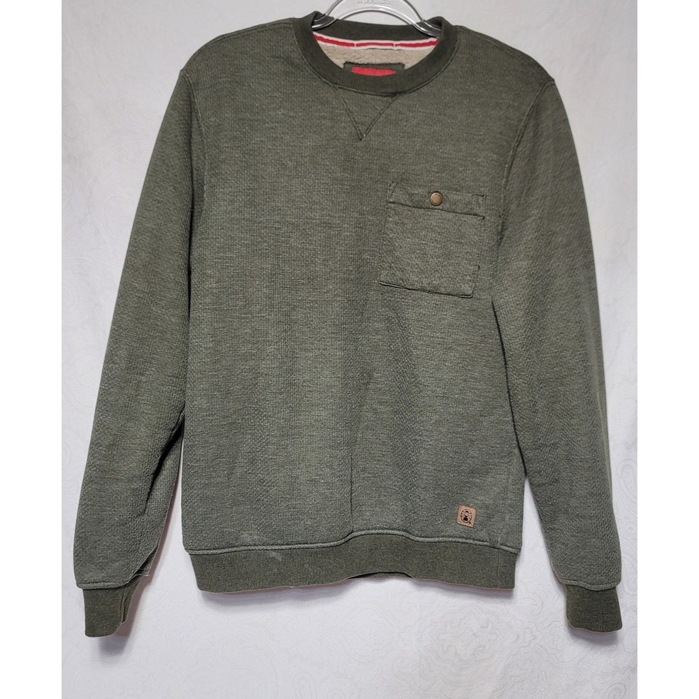 Coleman Men's Green Fleece Lined Shirt Size Small